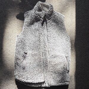 Thread & Supply Gray Sherpa Vest